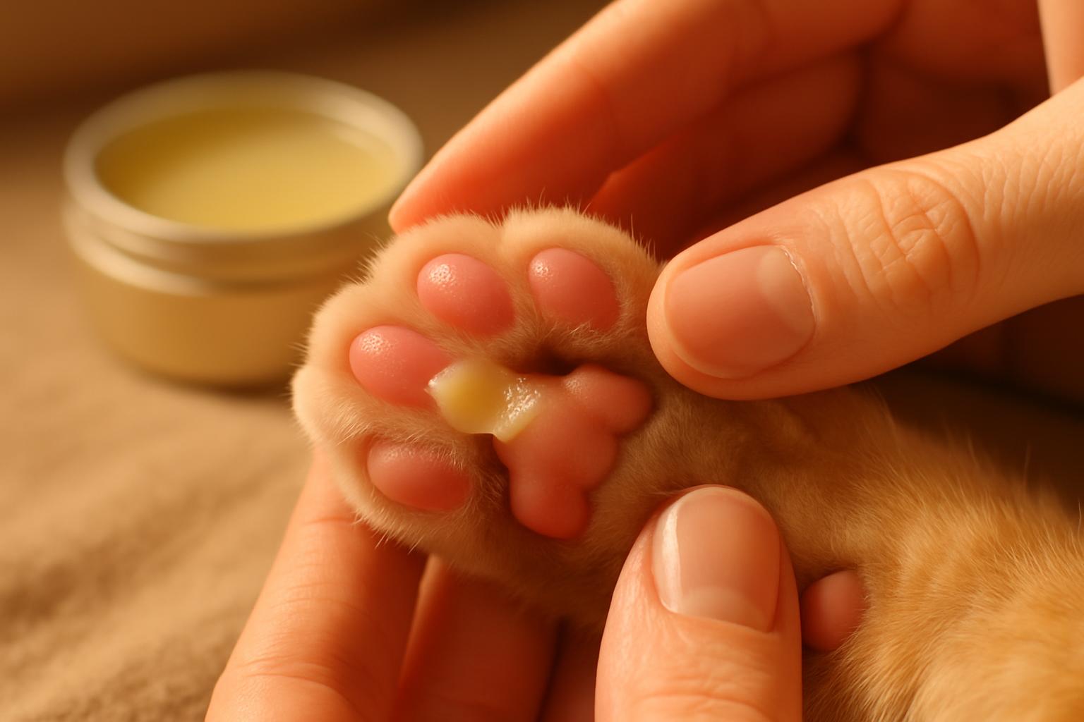 Cat paw balm